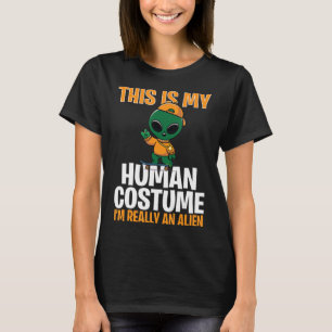 Halloween Costume Det här är min mänskliga dräkt j T Shirt