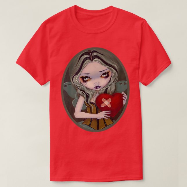 Halloween Costume Evil Broken Hearted Fairy T Shirt (Design framsida)