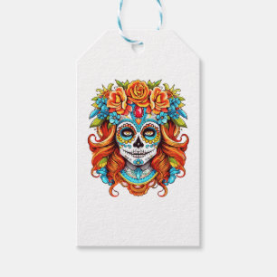 Halloween Costume för manar and Women - La Catrina Presentetikett