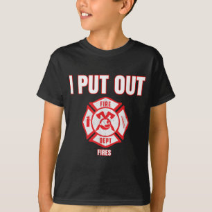 Halloween Costume Funny Firefighter jag släcker el T Shirt