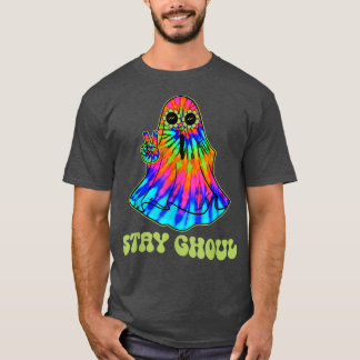 Halloween Costume Groovy Ghost Stanna Ghoul Tie Dy T Shirt