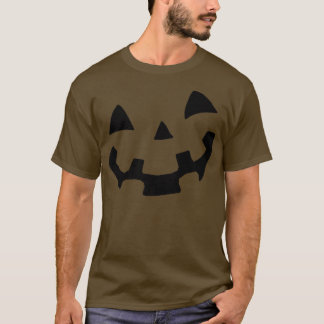 Halloween Costume Jack O' Lantern Pumpkin Face Wom T Shirt
