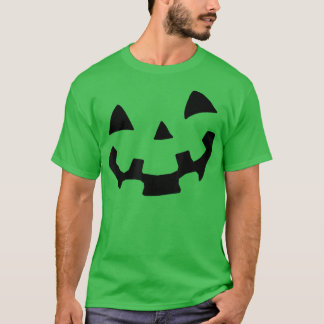 Halloween Costume Jack O'Lantern Pumpkin Ansikte W T Shirt