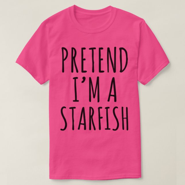 Halloween Costume låtsas att jag är en Starfish Si T Shirt (Design framsida)