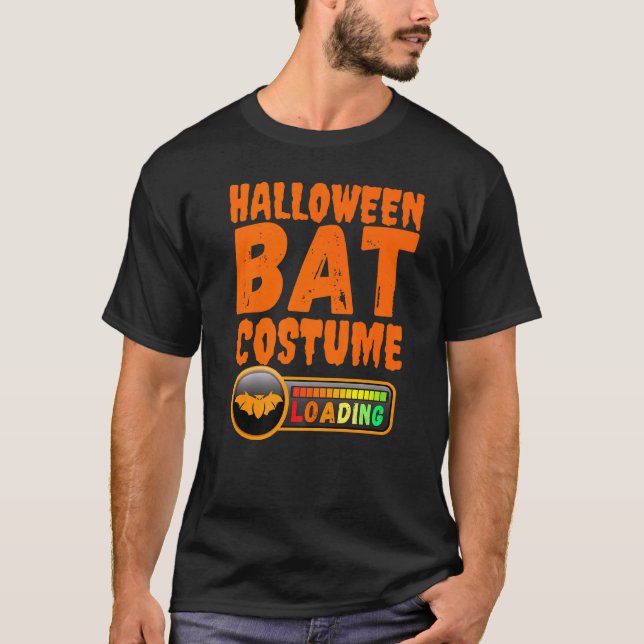 Halloween Costume Loading Vampire Fladdermus Mamma T Shirt (Framsida)