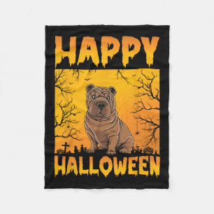 Halloween Costume Manar Women Kids Funny Shar Pei Fleecefilt