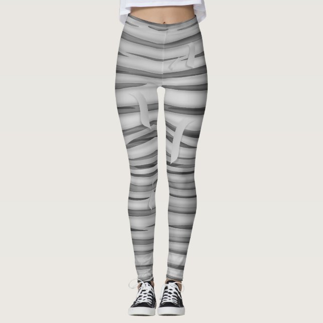 Halloween Costume Mummy Bandages Leggings (Framsida)