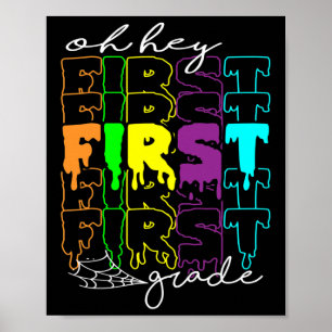 Halloween Costume Oh First Klass Teacher Stud Poster