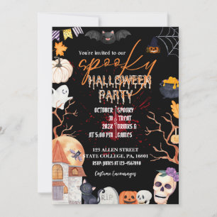 HALLOWEEN COSTUME PARTY/BUS ELLER GODIS INBJUDANDE INBJUDNINGAR