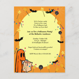 Halloween Costume Party-inbjudan Inbjudningar