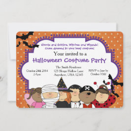 Halloween Costume Party-inbjudan Inbjudningar