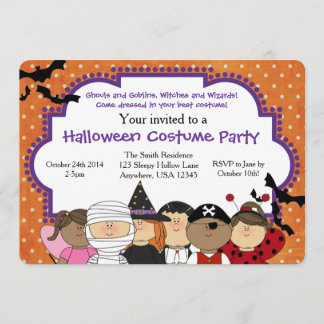 Halloween Costume Party-inbjudan Inbjudningar