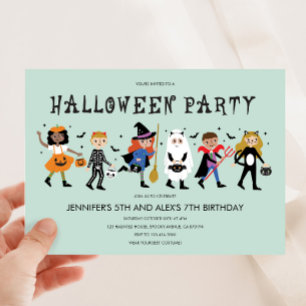 Halloween Costume Party-inbjudan Inbjudningar