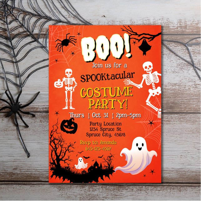 Halloween Costume Party-inbjudan Inbjudningar (Skapare uppladdad)