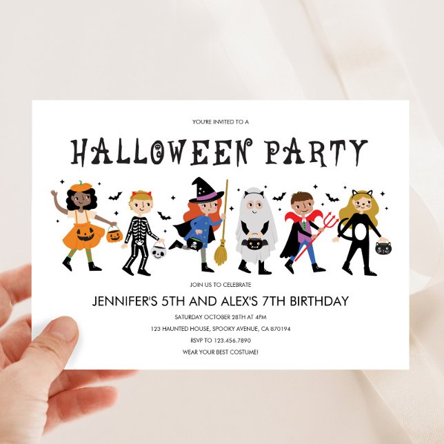 Halloween Costume Party-inbjudan Inbjudningar (Skapare uppladdad)