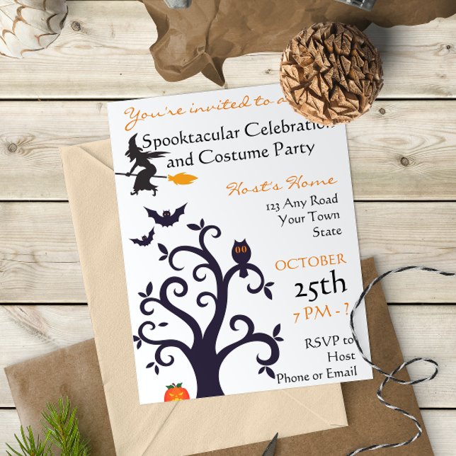 Halloween Costume Party-inbjudan Inbjudningar (Skapare uppladdad)