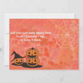 Halloween Costume Party-inbjudan Inbjudningar