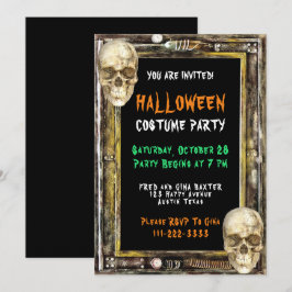 Halloween Costume Party Inbjudningar
