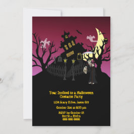 Halloween Costume Party Inbjudningar