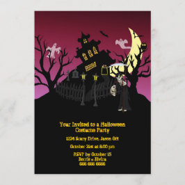 Halloween Costume Party Inbjudningar
