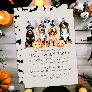 Halloween Costume Party Inbjudningar