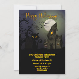 Halloween Costume Party Inbjudningar