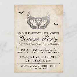 Halloween Costume Party Inbjudningar