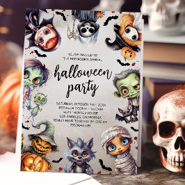 Halloween Costume Party-inbjudningar Inbjudningar
