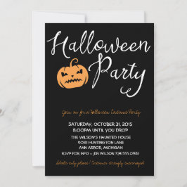 Halloween Costume Party, Kids eller Vuxen Party Inbjudningar