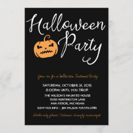 Halloween Costume Party, Kids eller Vuxen Party Inbjudningar