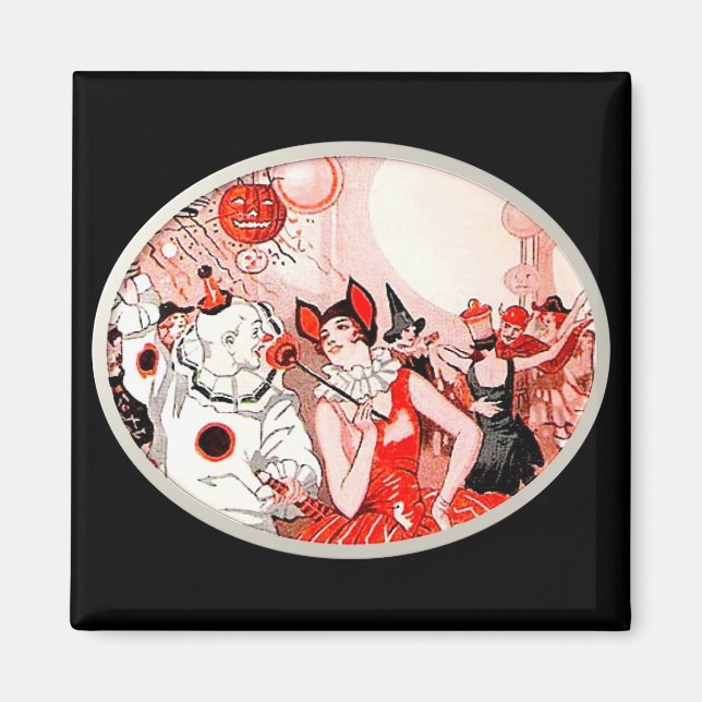 Halloween Costume Party Magnet (Framsidan)