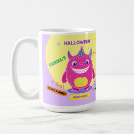 Halloween Costume Party Monsters pooky roligt Danc Kaffemugg