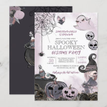 Halloween Costume Party Spooky Cute Witch