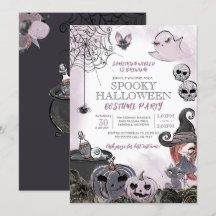 Halloween Costume Party Spooky Cute Witch