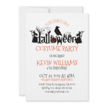 Halloween Costume Party SpookyHalloween Typography