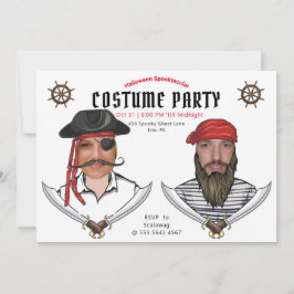 Halloween Costume Party Vuxen Spooktacular Roligt Inbjudningar