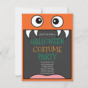 Halloween Costume Party Vykort