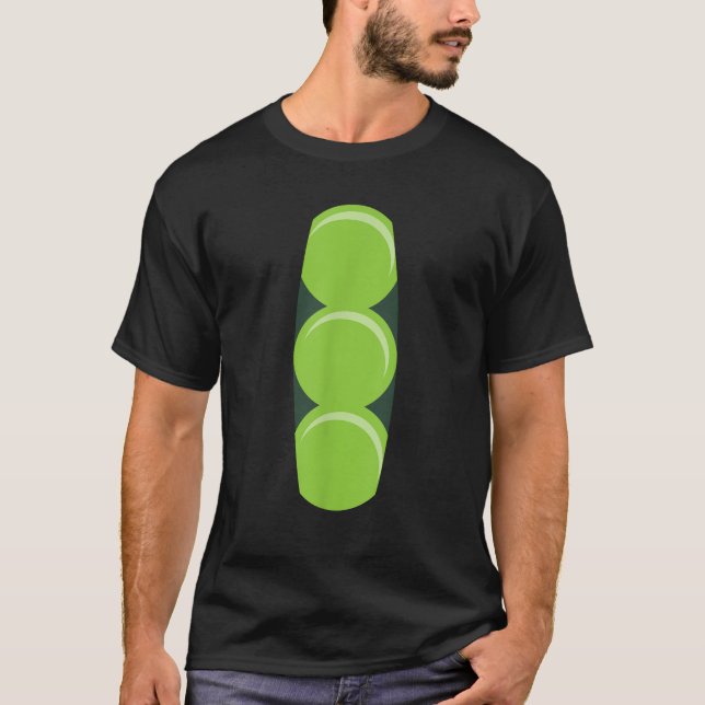 Halloween Costume Peas in A Pod Funny Matching  T Shirt (Framsida)