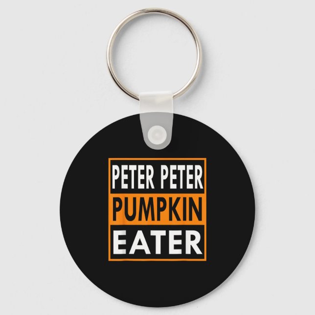 Halloween Costume Peter Pumpkin Eater  Nyckelring (Framsida)