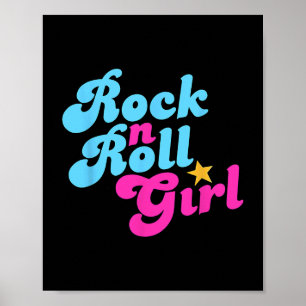 Halloween Costume Rock N Roll Girl Rock and roll W Poster