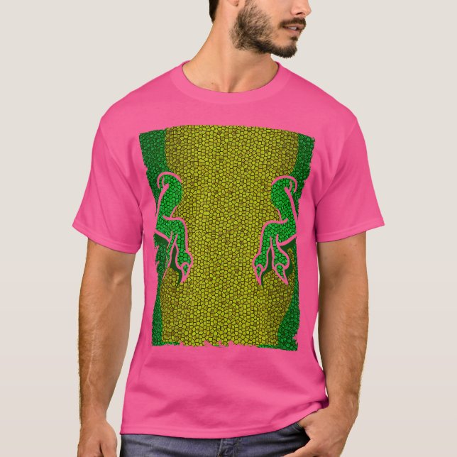 Halloween Costume Shirt - Lizard Dinosaur Arm Sna T (Framsida)