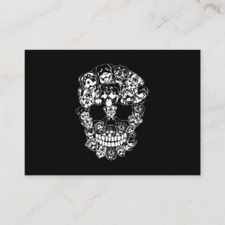 Halloween Costume Skull Rottweiler-Hundälskare Visitkort