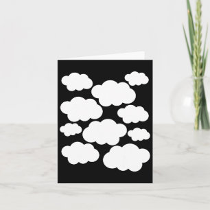 Halloween Costume White Clouds Kort