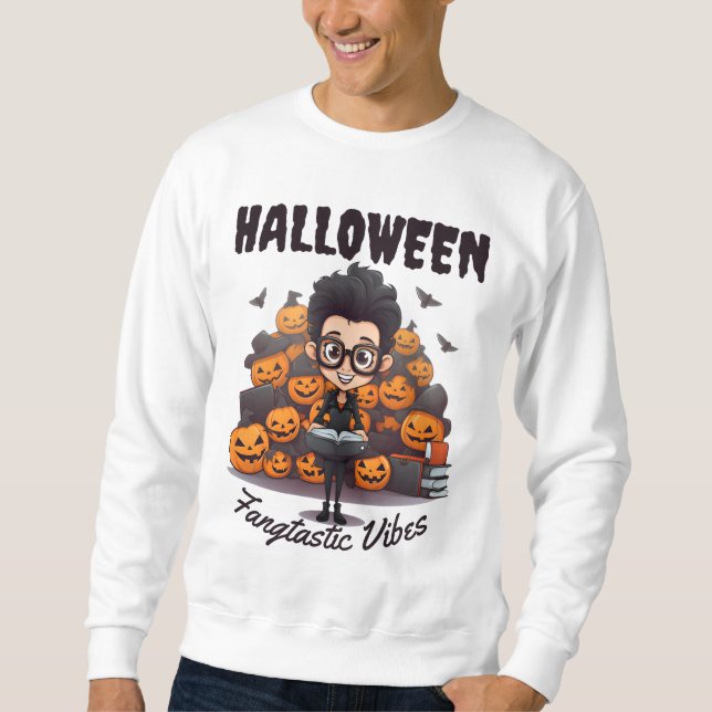 Halloween Costumes, för lärare är inte rädda Lång Ärmad Tröja (Framsida)
