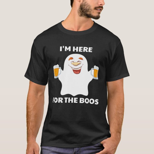 Halloween costumes I m here to drink the beer T Shirt (Framsida)
