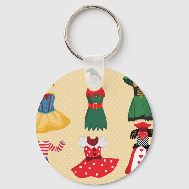 halloween-costumes nyckelring (Framsida)