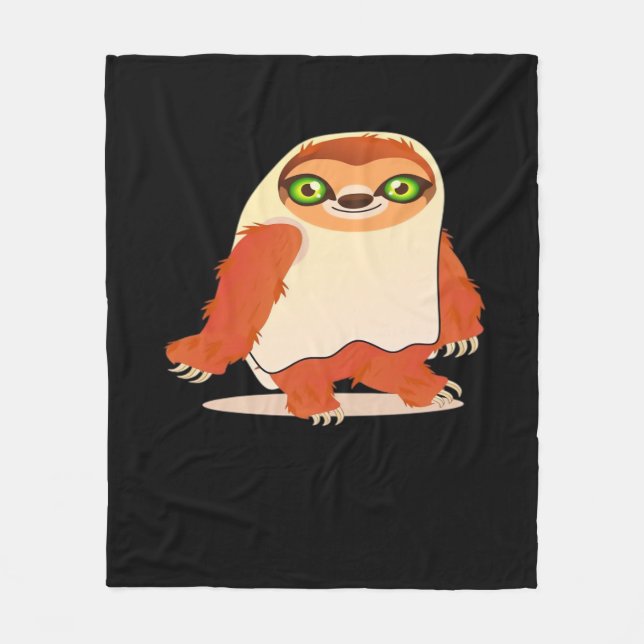 Halloween costumes sloth Oversized T-Shirt Fleecefilt (Framsidan)