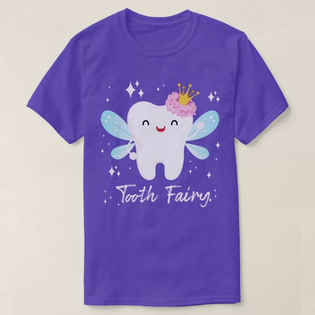 Halloween Costumes Tooth Fairy Dentist Teeth Vuxen T Shirt (Design framsida)