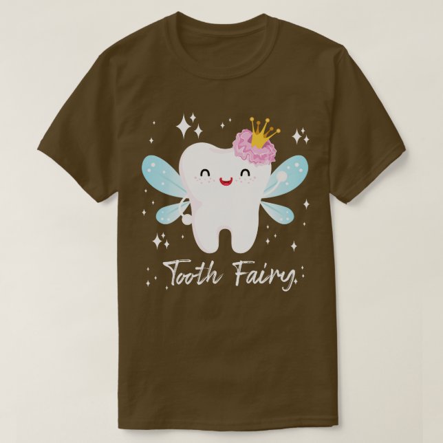 Halloween Costumes Tooth Fairy Dentist Teeth Vuxen T Shirt (Design framsida)
