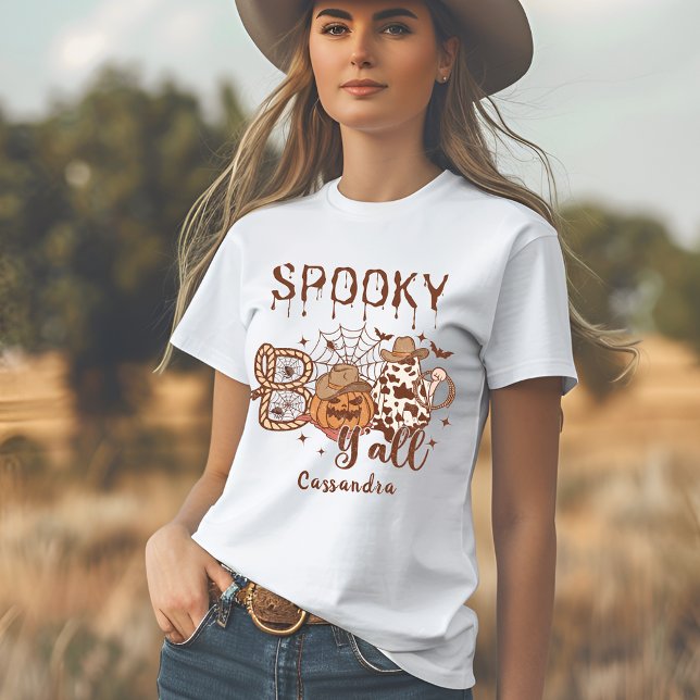 Halloween Country Western Skräck T-Shirt (Skapare uppladdad)